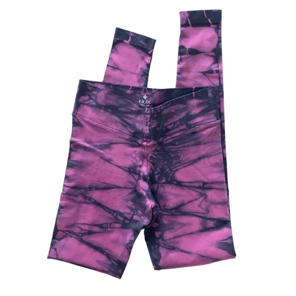 NUX Legging Bordeaux Tie Dye Wave Small - Picture 2 of 6